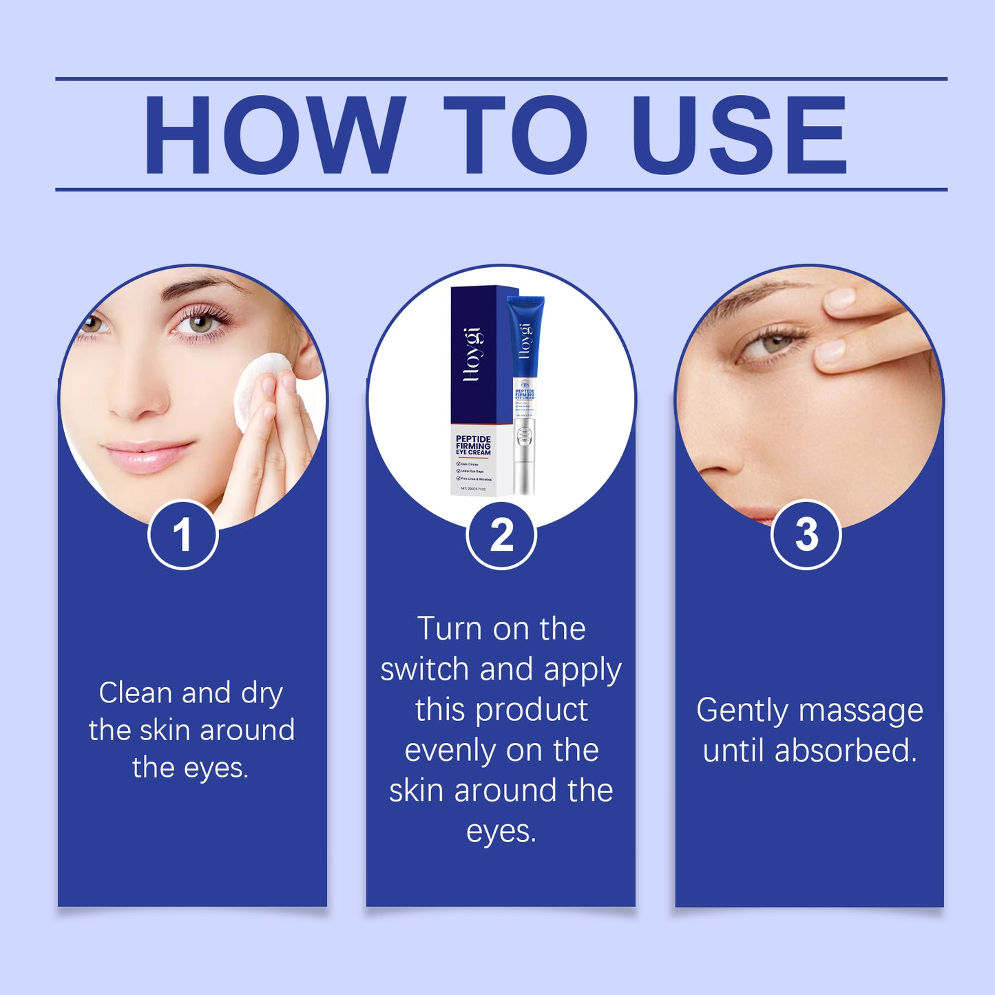 Electric Firming Eye Cream Lift Massage Firming Care Eye Skin Moisturizing