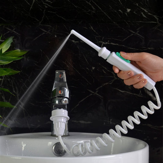 Water Dental Flosser Faucet Oral Irrigator Water Jet Floss Dental Irrigator