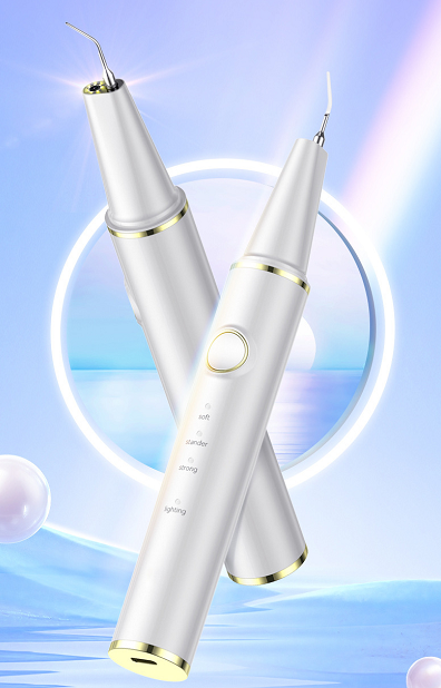 2-in-1 dental cleaning flushing instrument for removing dental cleaner