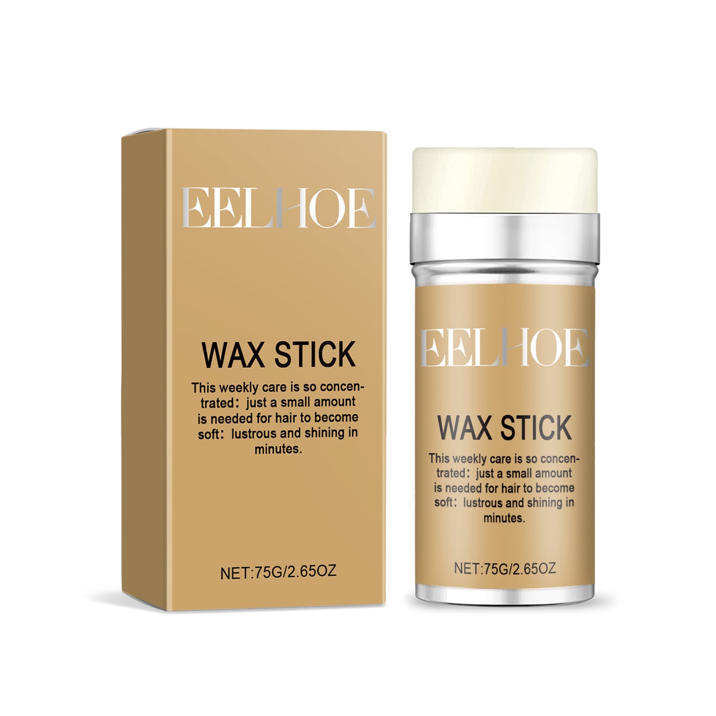 Hair Wax Wand, Hair Styling, Anti-Frizz, Hair Care Natural Shine Wax